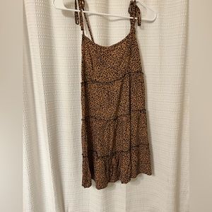 Cheetah print dress (size S)